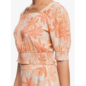 Roxy Million Waves Again Crop Top NWT